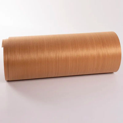 Decorative Teak Wood Veneer , Engineered Reconstituted Wood Veneer Sheet